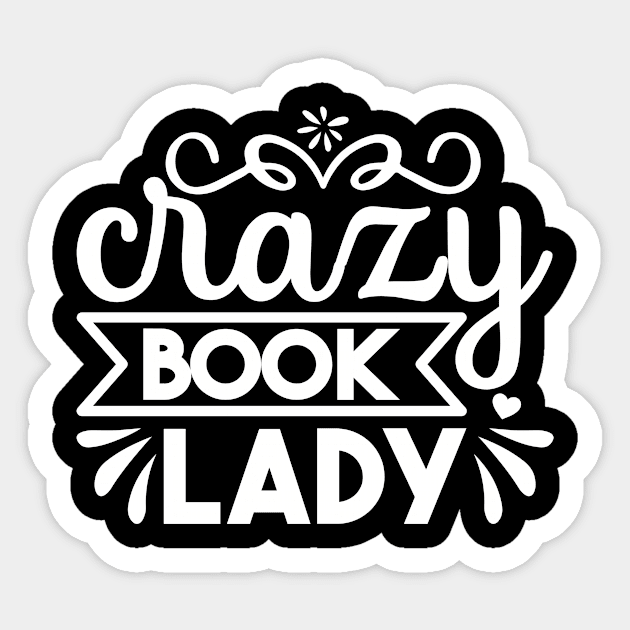 Crazy Book Lady Sticker by Perfect Spot